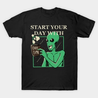 Alien coffe T-Shirt